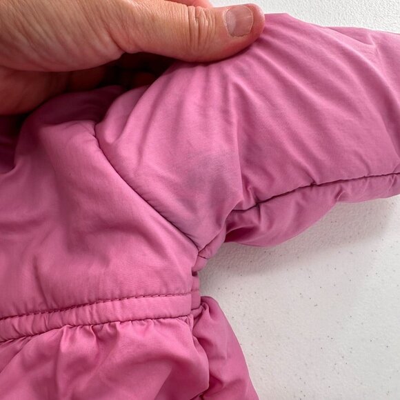 The Childrens Place Pink Infant Coat Faux Fur Trim Hood 3-6 Mos Winter Jacket - Picture 10 of 10